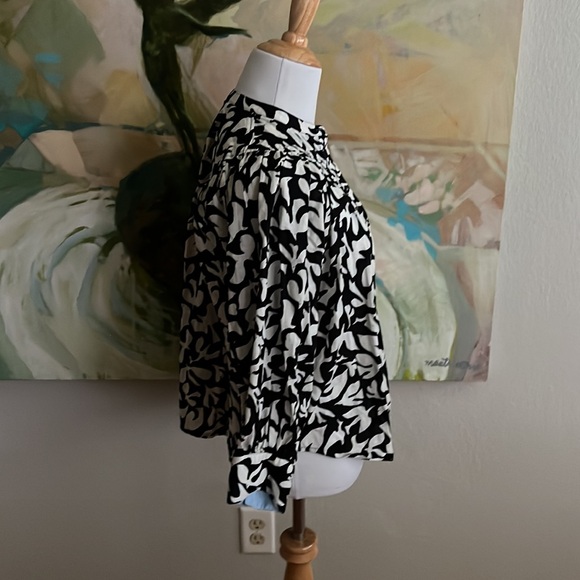 Anthropologie Danielle Kroll Blouse - XS bird print doves 100% cotton - Picture 8 of 16